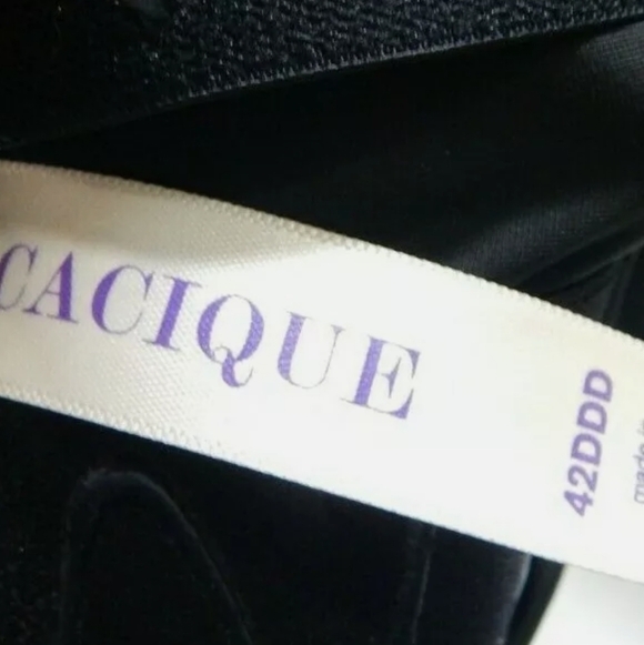 Cacique Black Strapless Push Up Bra - Picture 2 of 3